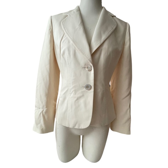 Ann Taylor Women Silk Coat Size 2P - Picture 1 of 14